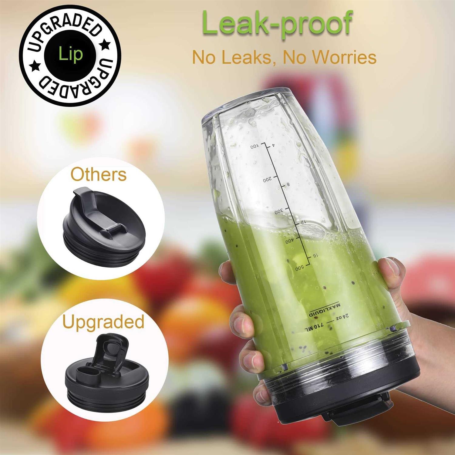 Blender Replacement Parts for Ninja, 32oz&24oz Cup and with Lids New