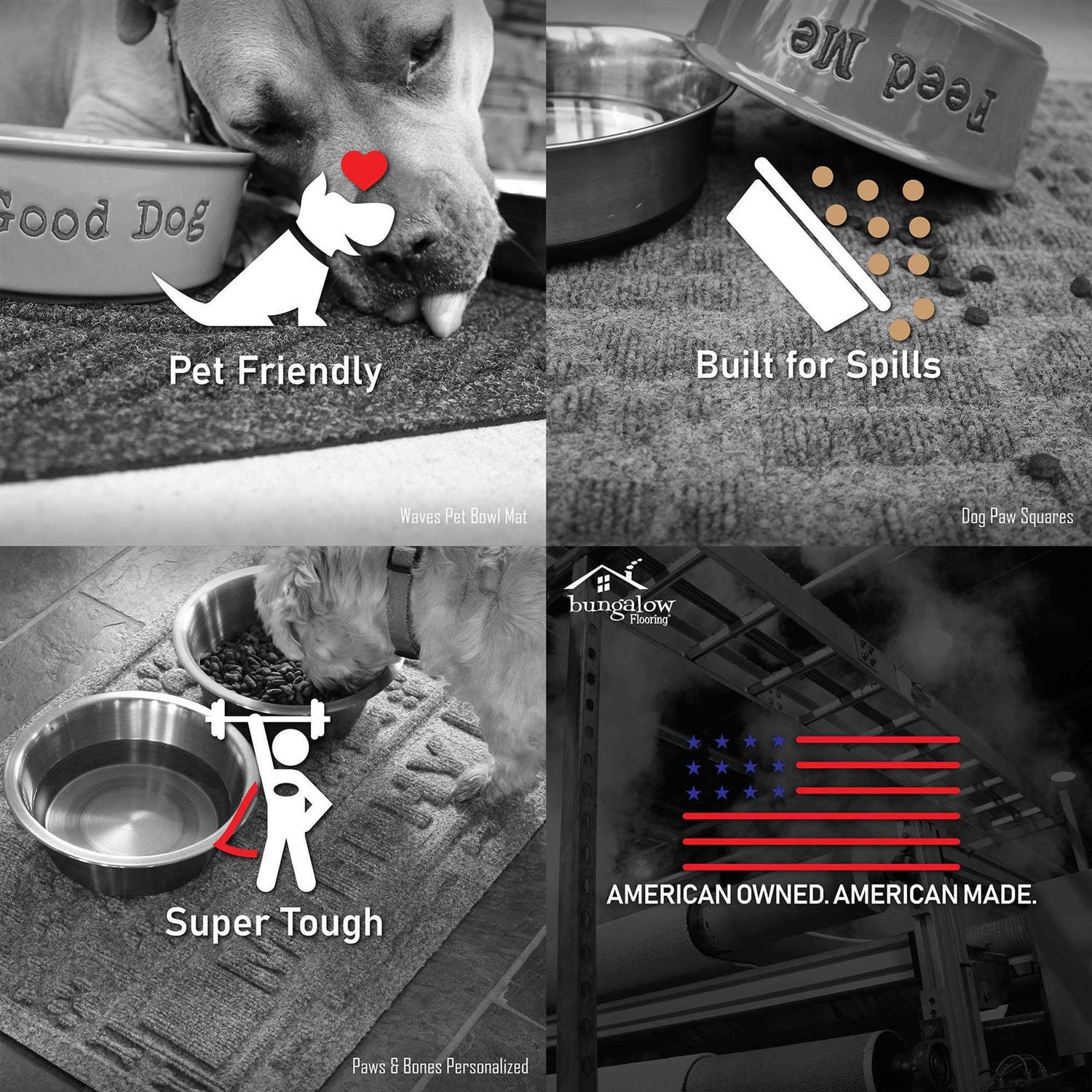 Bungalow Flooring Waterhog Squares Doormat