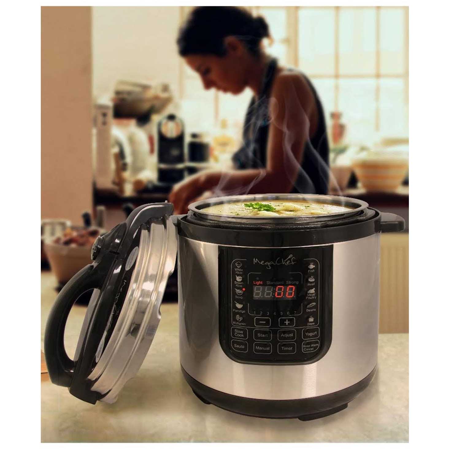 Megachef 8-Qt. Digital Pressure Cooker
