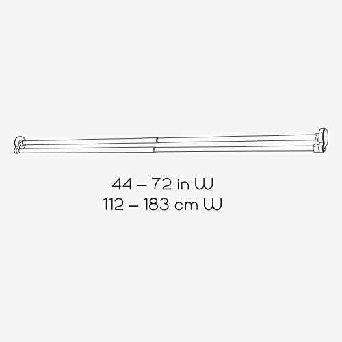 Zenna Home 36602ss Double Shower Rod