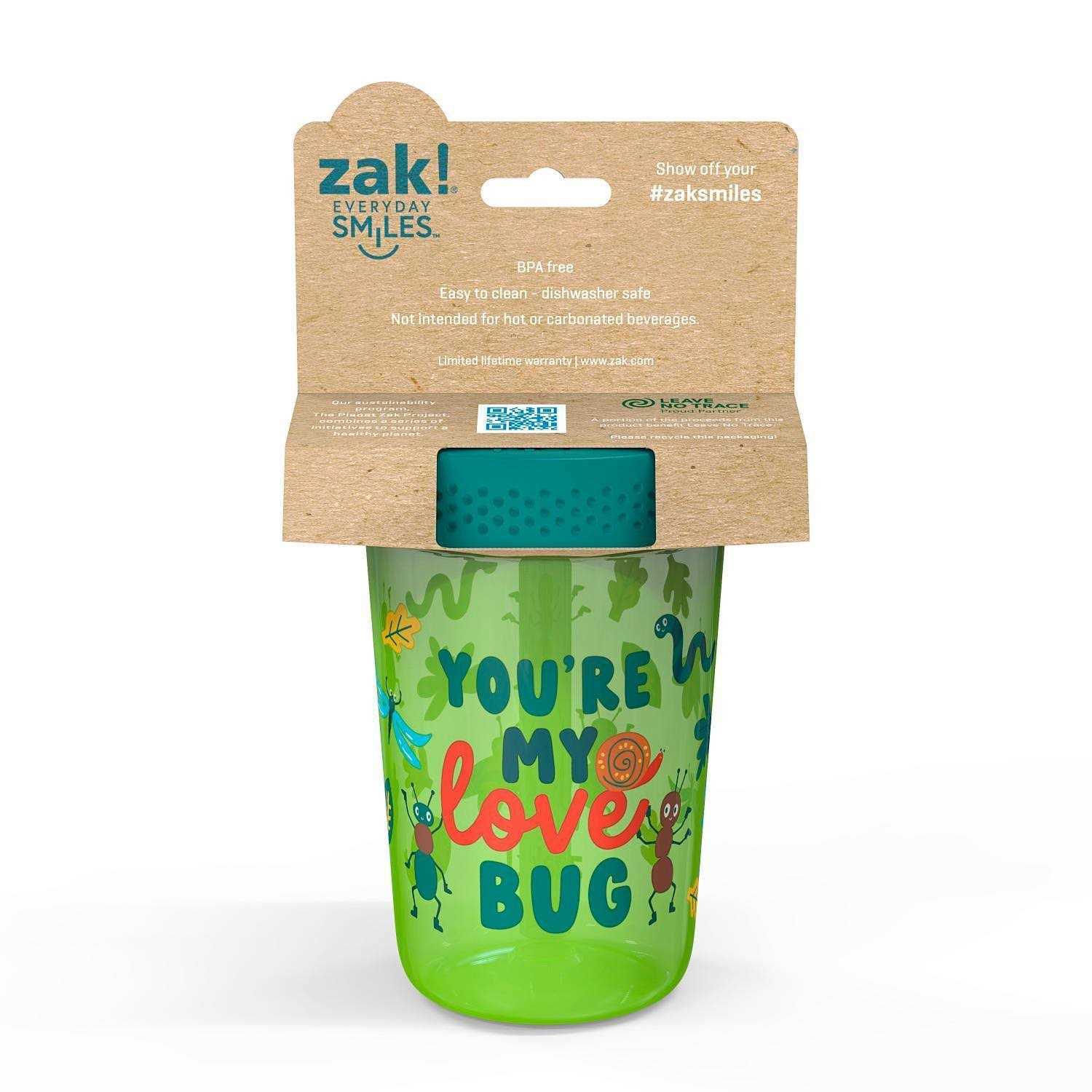 Zak Antimicrobial Capri Portable Drinkware Bugs tumbler