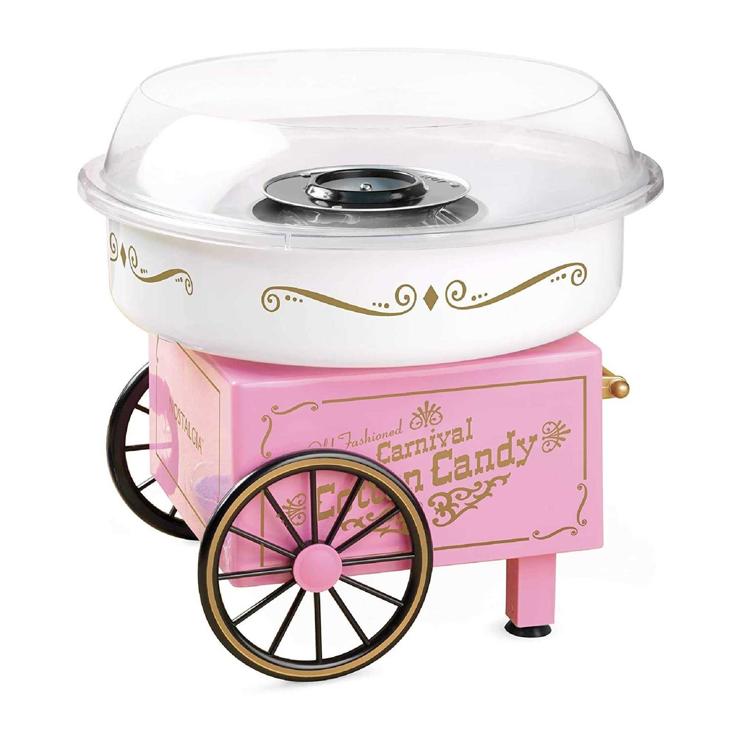 Nostalgia Vintage Hard & Sugar-Free Cotton Candy Maker