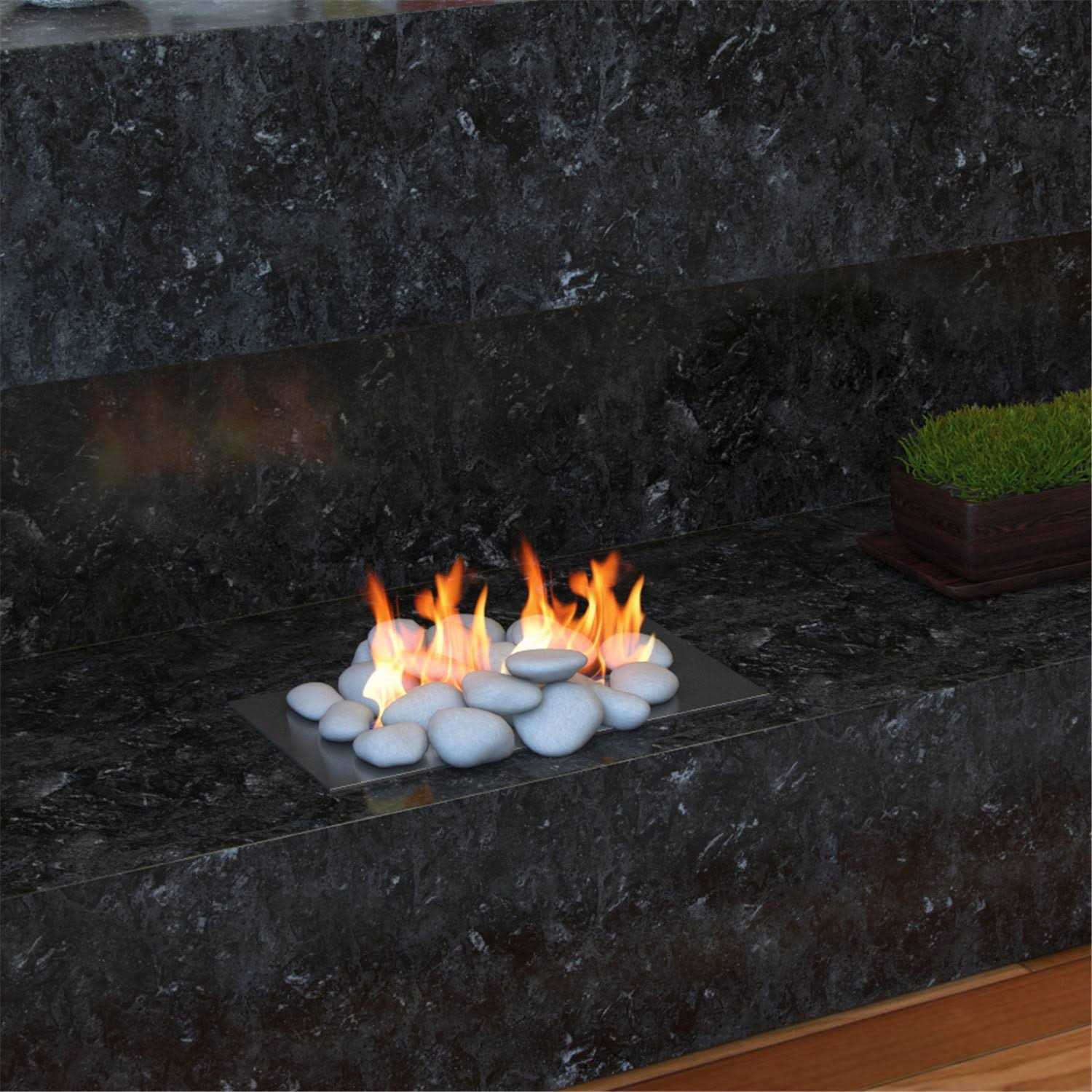 Moda Flame 24 Ceramic Fireplace Set