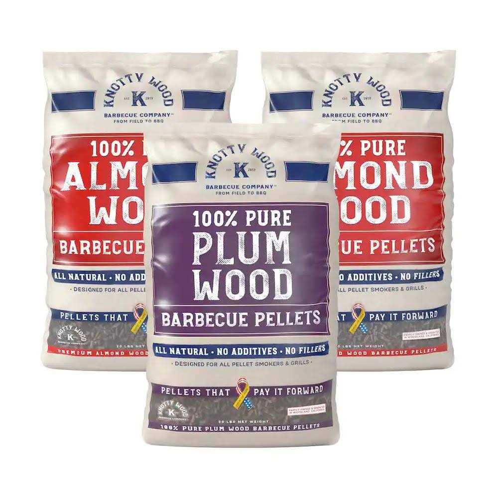 Knotty Wood Almond Pellets