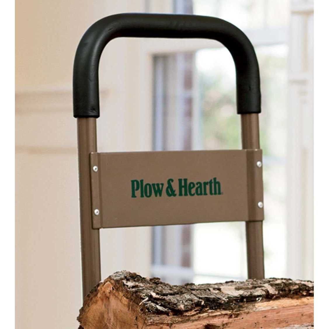 Plow & Hearth Rolling Log Cart