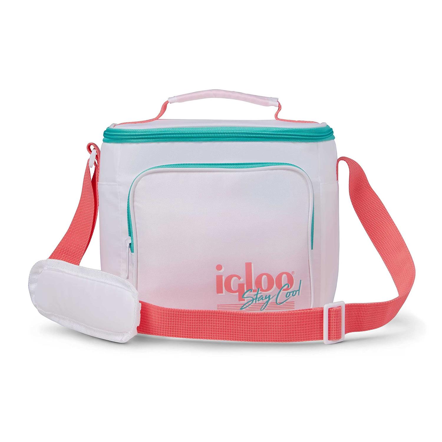 Igloo 90s Retro Collection Square Neon Lunch Box Cooler Bag