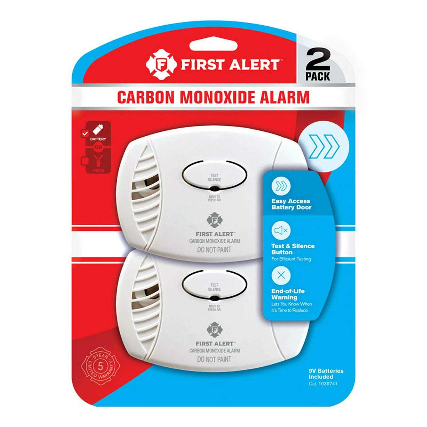 First Alert Battery Electrochemical Carbon Monoxide Alarm