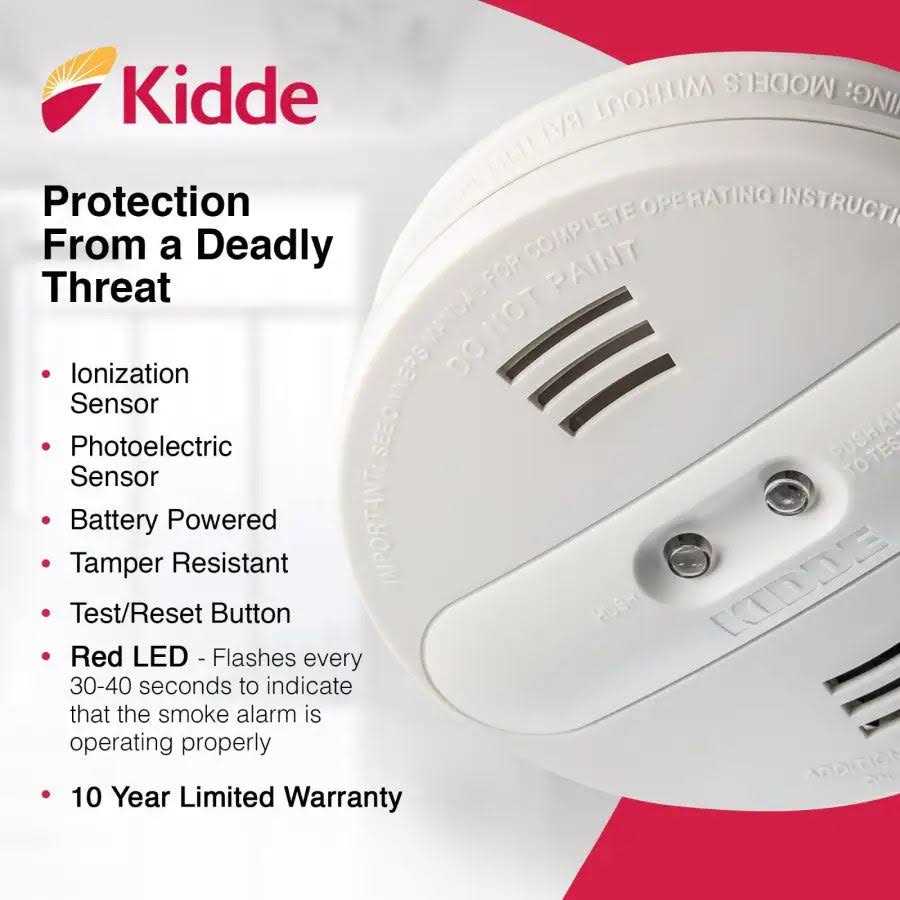 Kidde Dual Sensor Smoke Alarm