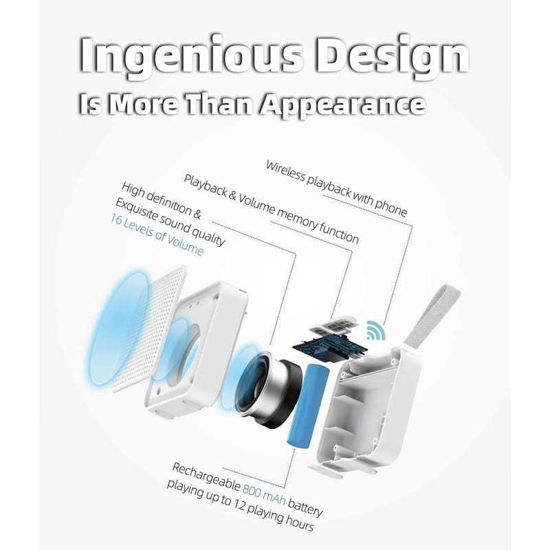 MSELTOS Fireplace Crackling Sound Maker 2 in 1 Realistic Rechargeable Fire Crackling Sound Machine for Gas & Electric Fireplace