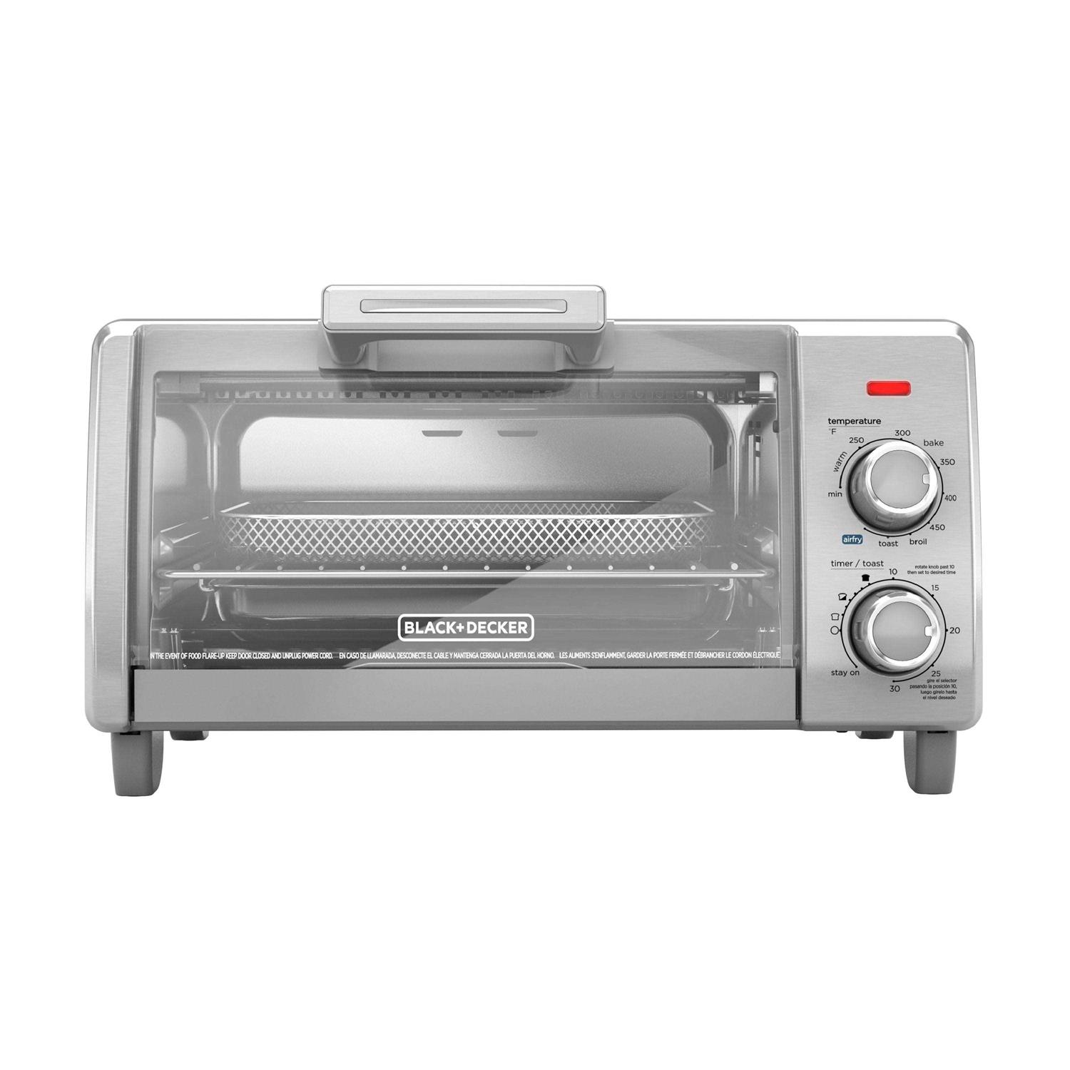 Black+decker Crisp N Bake Air Fry 4-Slice Toaster Oven