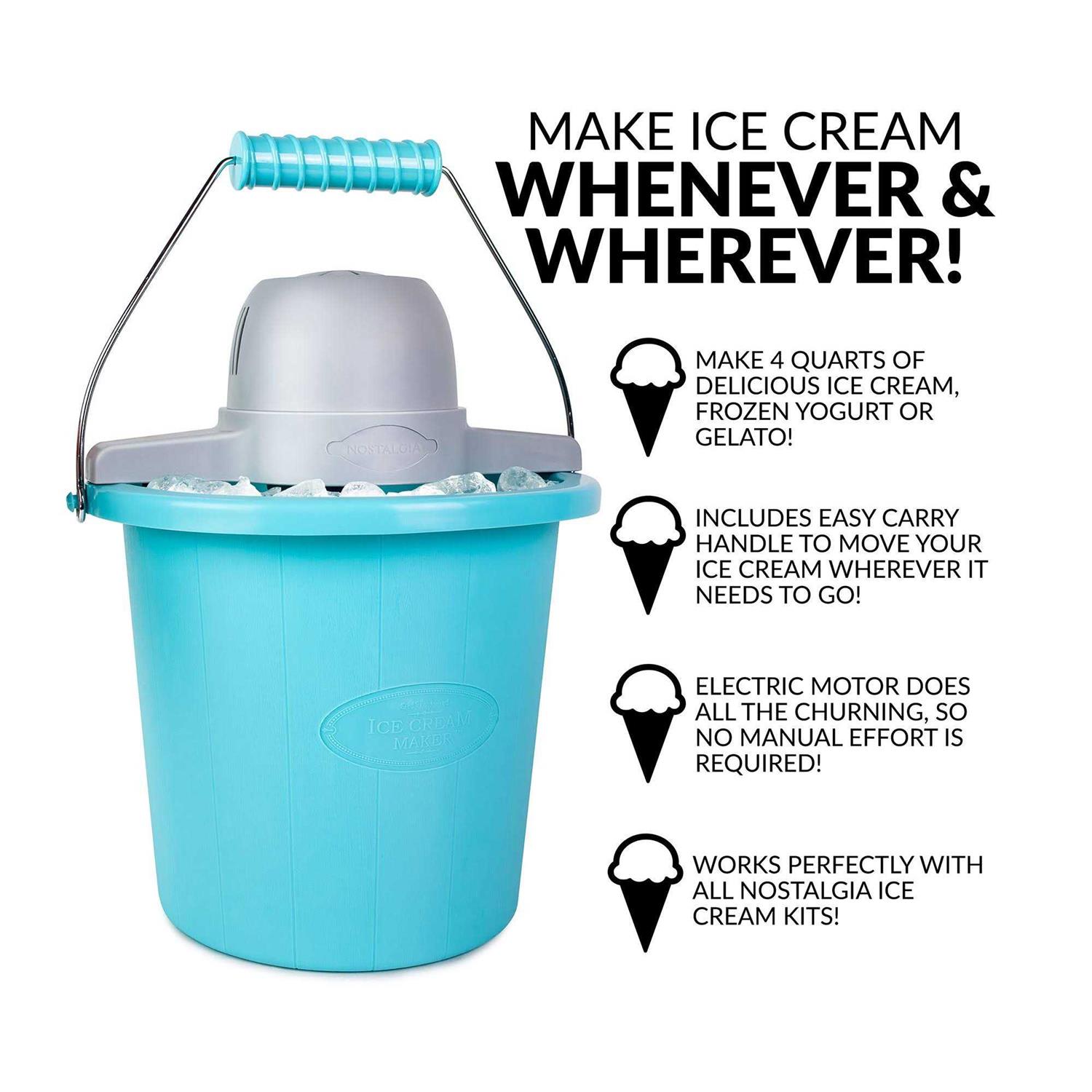 Nostalgia 4-qt Electric Ice Cream Maker