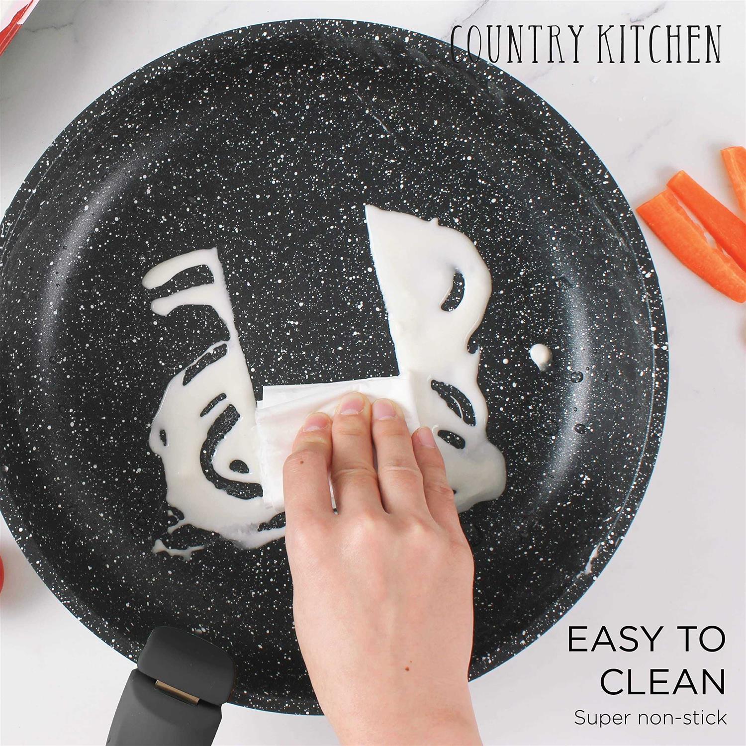 Country Kitchen 13 Piece Pots and Pans Set Safe Nonstick Cookware Set Handle