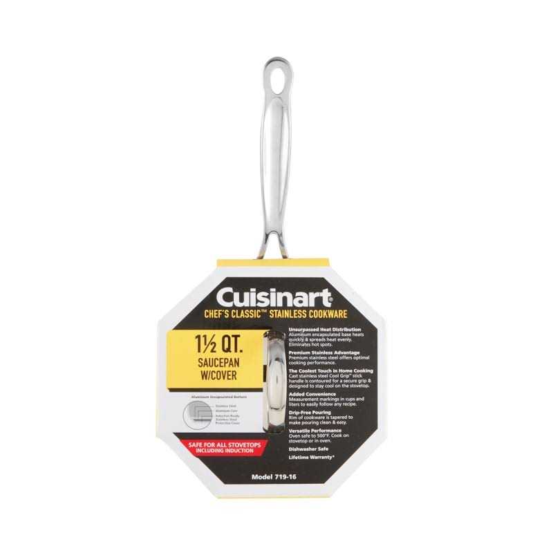 Cuisinart Chef’s Classic Stainless Saucepan