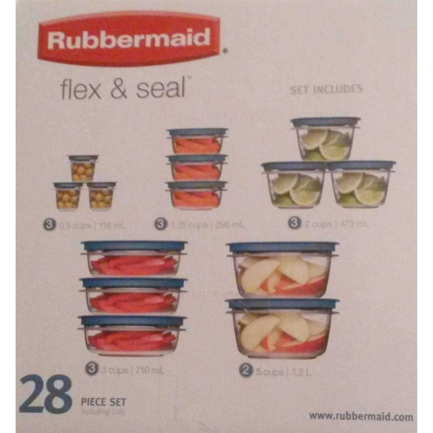 Rubbermaid Flex & Seal 28-pc. Food Storage Set