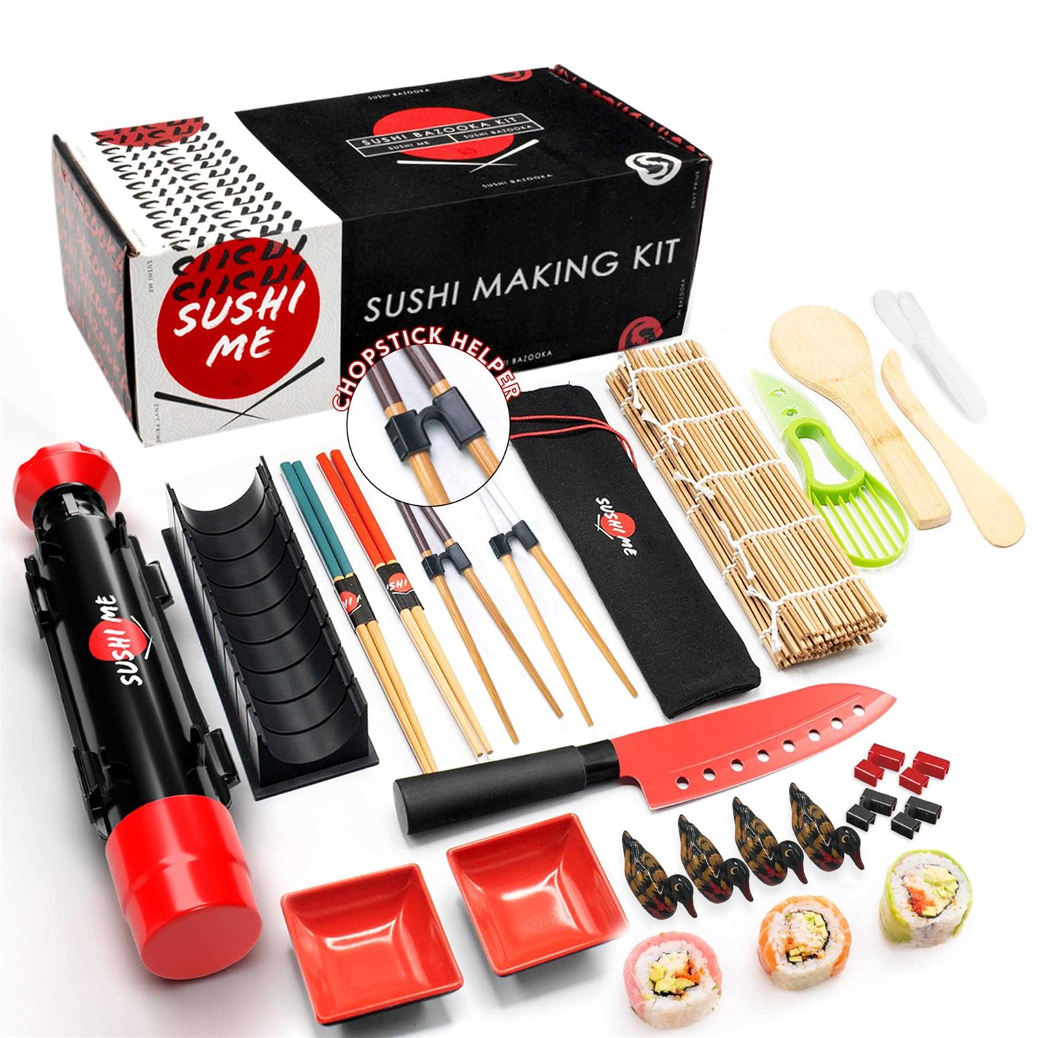 Envy Prime Sushi Making Kit for Beginners DIY Sushi Maker Kit Sushi Kit for Home Includes Sushi Roller