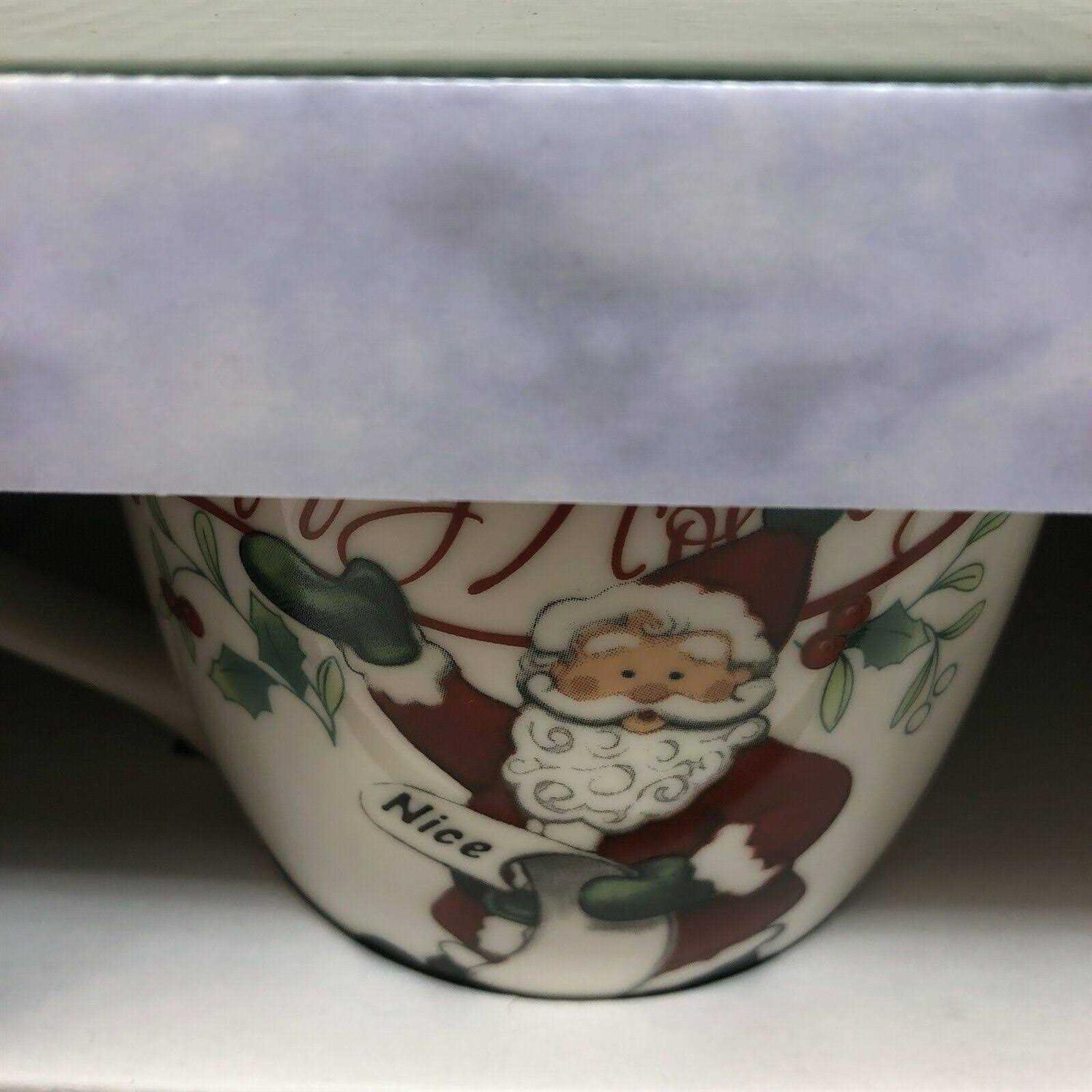 Pfaltzgraff Pfaltzgraff Winterberry Naughty and Nice Mugs