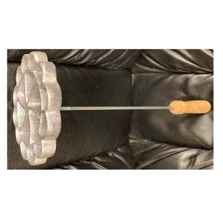 Mexican Cast Aluminum Bunuelera with Wood Handle Mode para hacer bunuelos 4.5