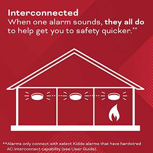 Kidde Hardwired Smoke & Carbon Monoxide Detector AA Battery Backup