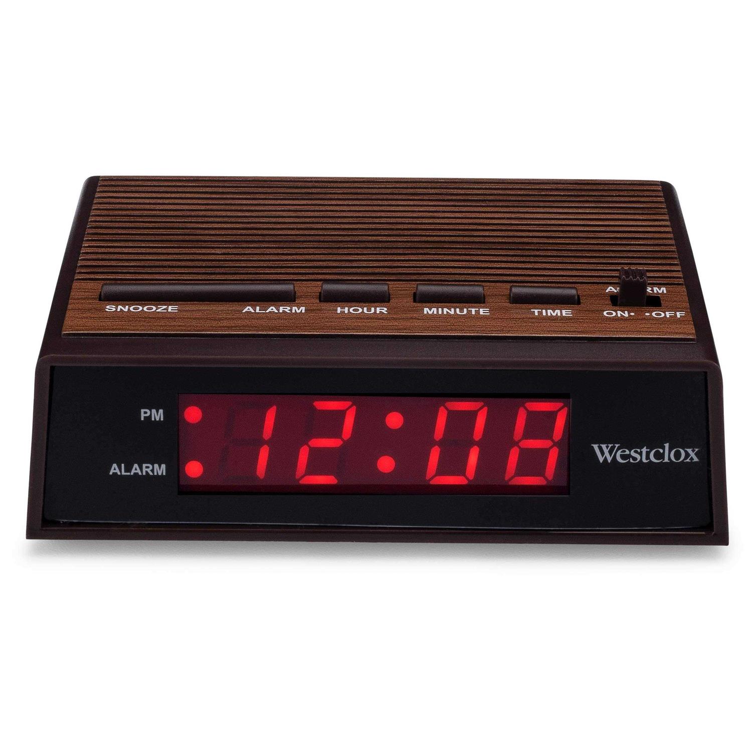 Westclox 22690 Alarm Clock LED Display