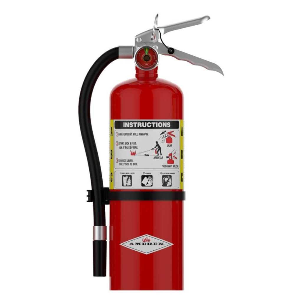 Amerex B402 5lb ABC Dry Chemical Class A B C Fire Extinguisher