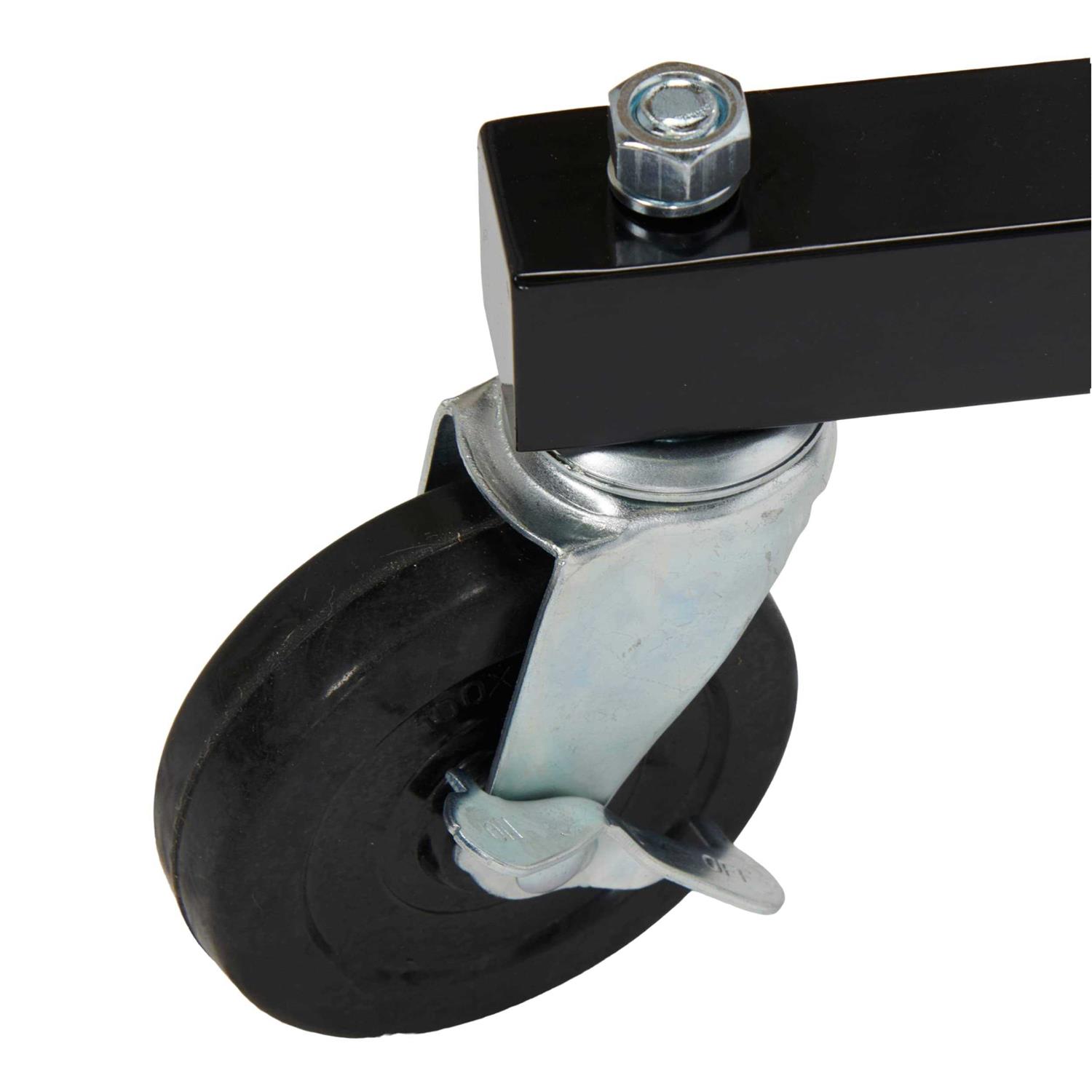 SSWBasics Single Rail Z-Truck Clothing Rack 63&”W x 24&”D x 68&”H