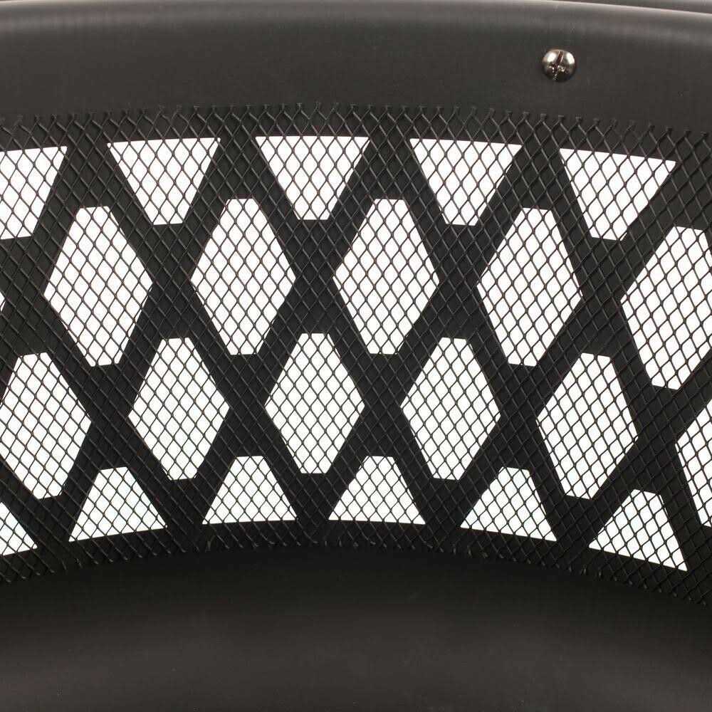 Hampton Bay Piedmont 30 in. Steel Fire Pit in Black with Cooking Grate