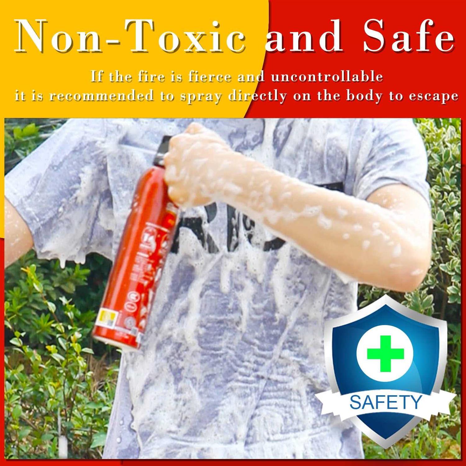 Ougist Fire Extinguisher for House,This Special Water-Based Fire Extinguisher Can Be Used in Cold Environments,Prevents Combustibles From Burning