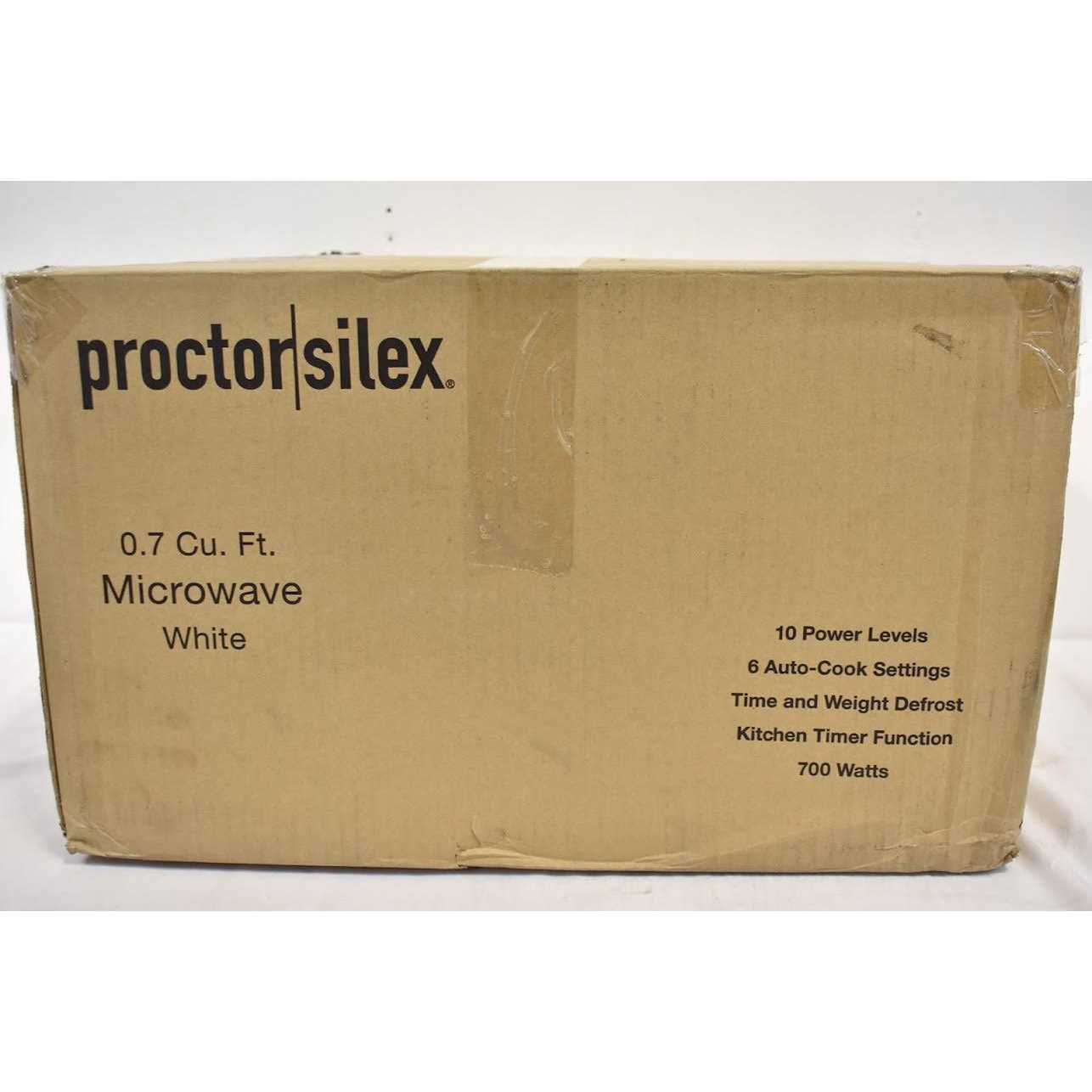 Proctor Silex 0.7 CU.FT Digital Microwave Oven
