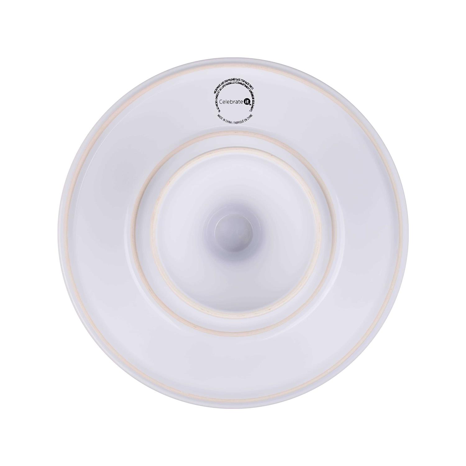 Celebrate It Ceramic Cake Stand