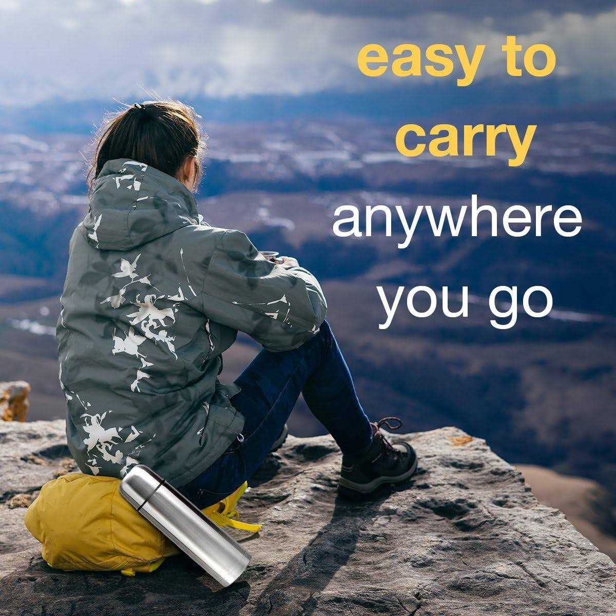 Fijoo Best Stainless Steel Coffee Thermos BPA Free New Triple Wall Insulated