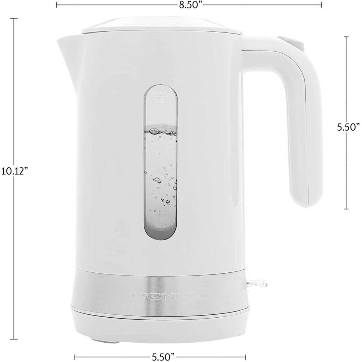 Ovente Electric Kettle Hot Water Heater 1.8 Liter BPA Free Fast Boiling Cordless Water Warmer
