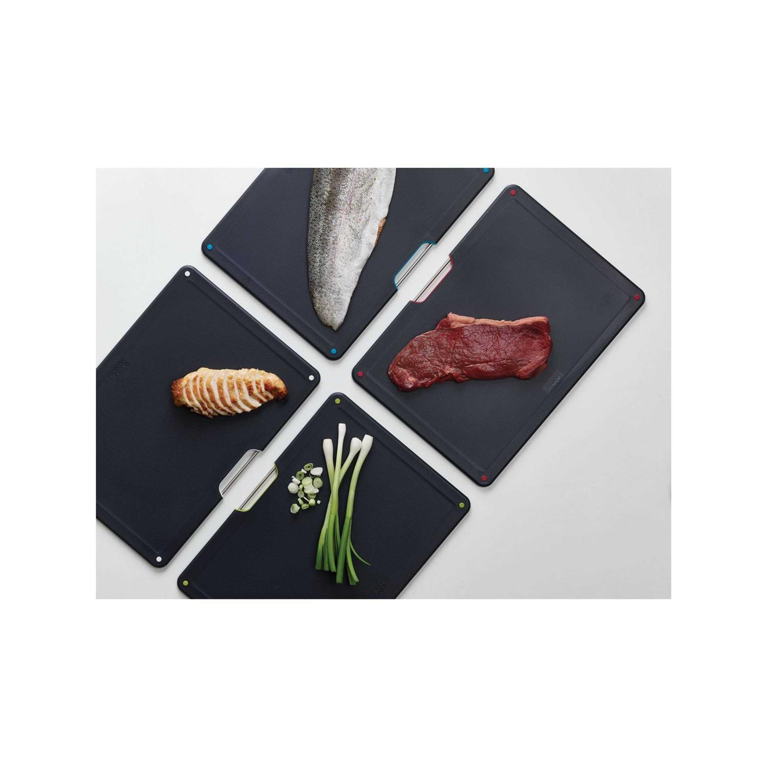 Joseph Joseph Folio Steel 4-Piece Cutting Board Set