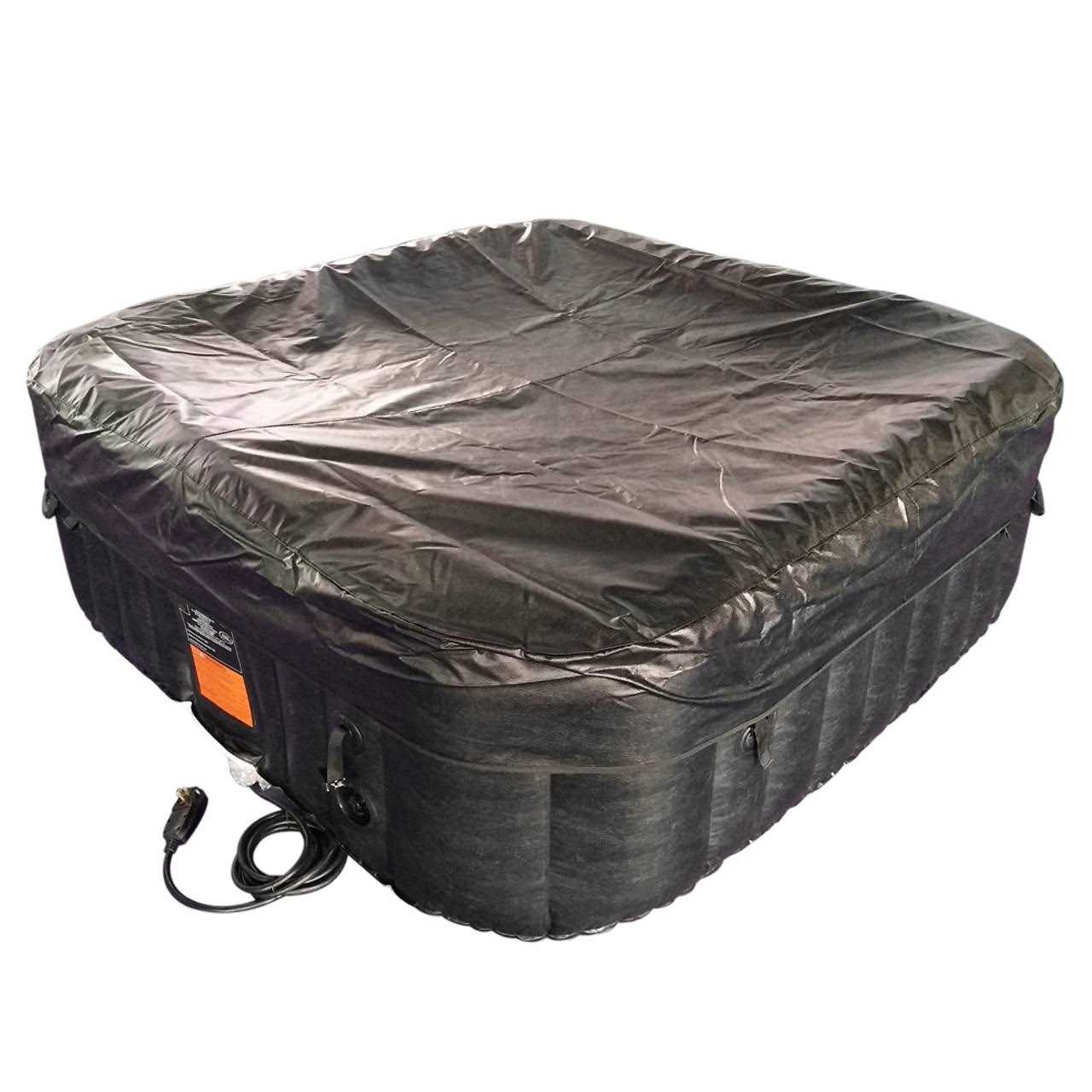 Aleko Square Iatable Hot Tub Spa with Cover