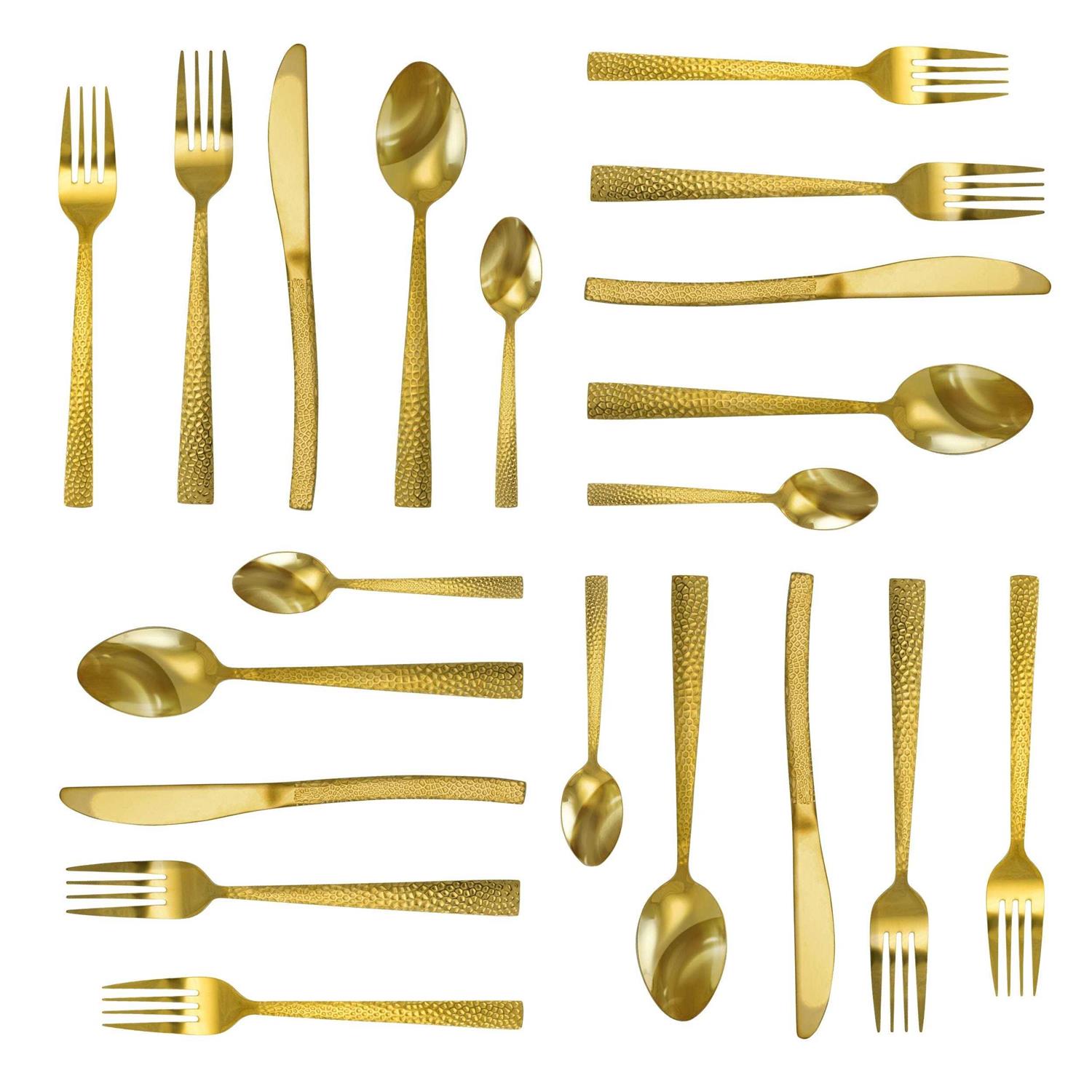 Megachef Baily 20-Piece Stainless-Steel Flatware Set