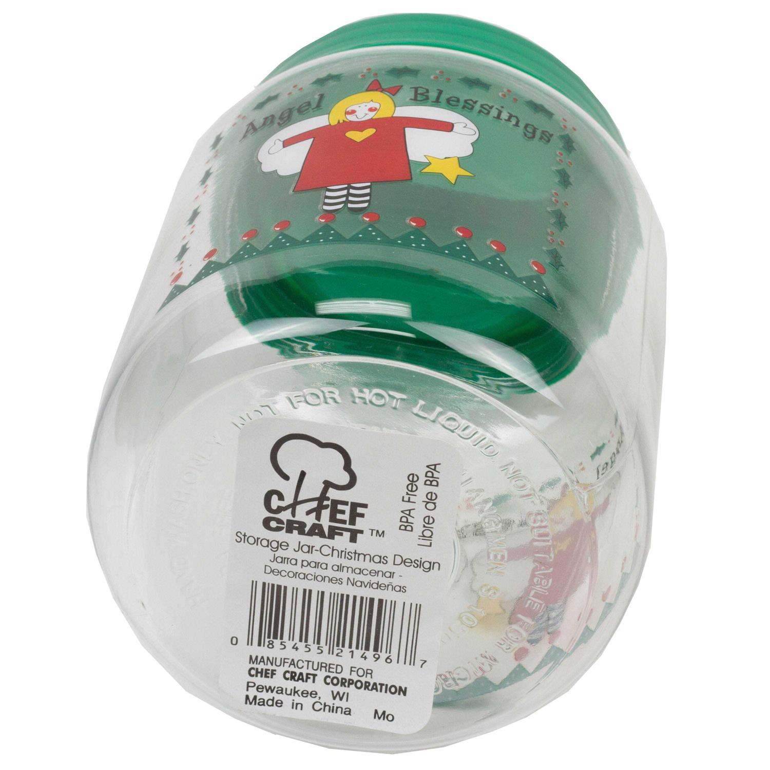 Chef Craft Select Holiday Christmas Storage Jar