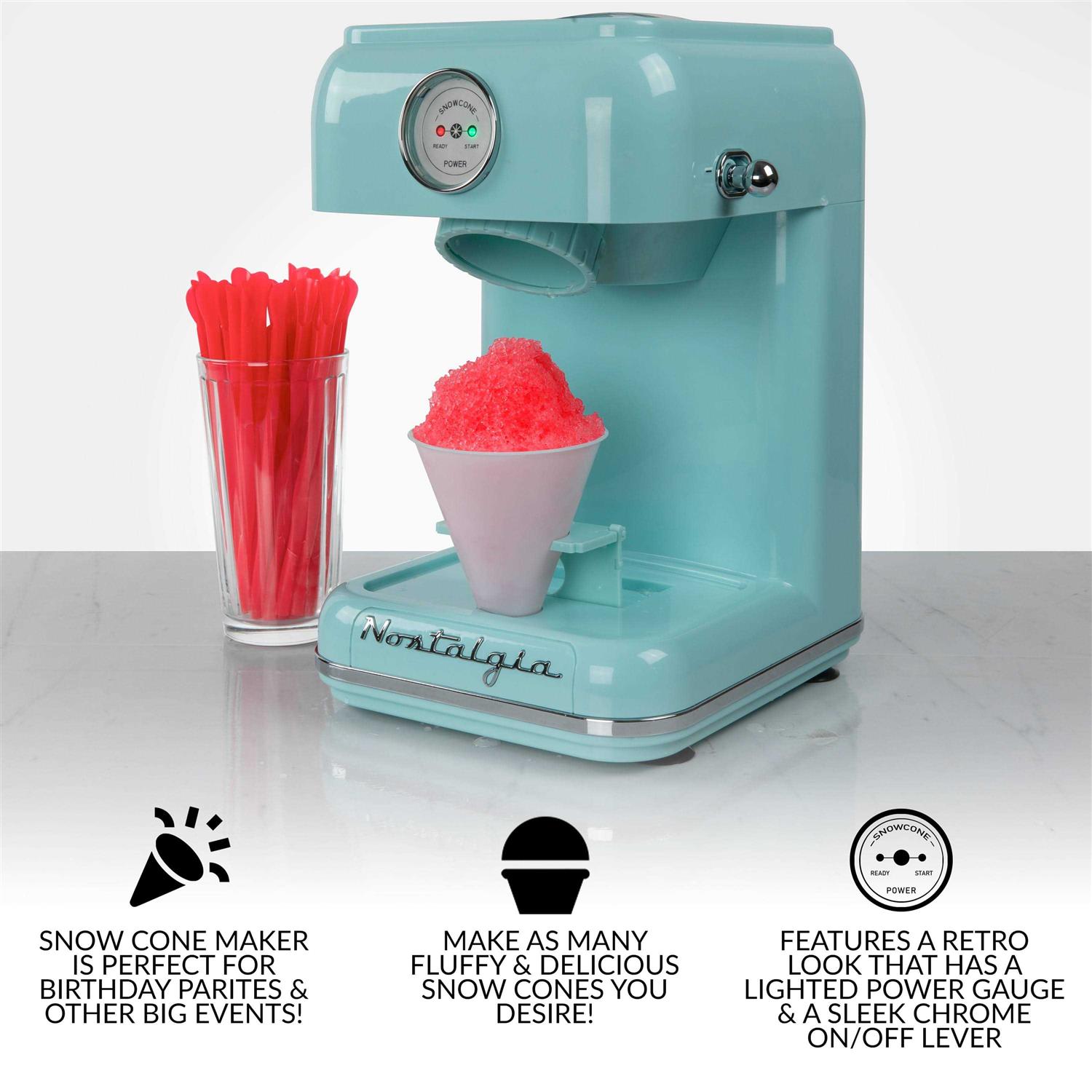 Nostalgia Classic Retro Snow Cone Maker