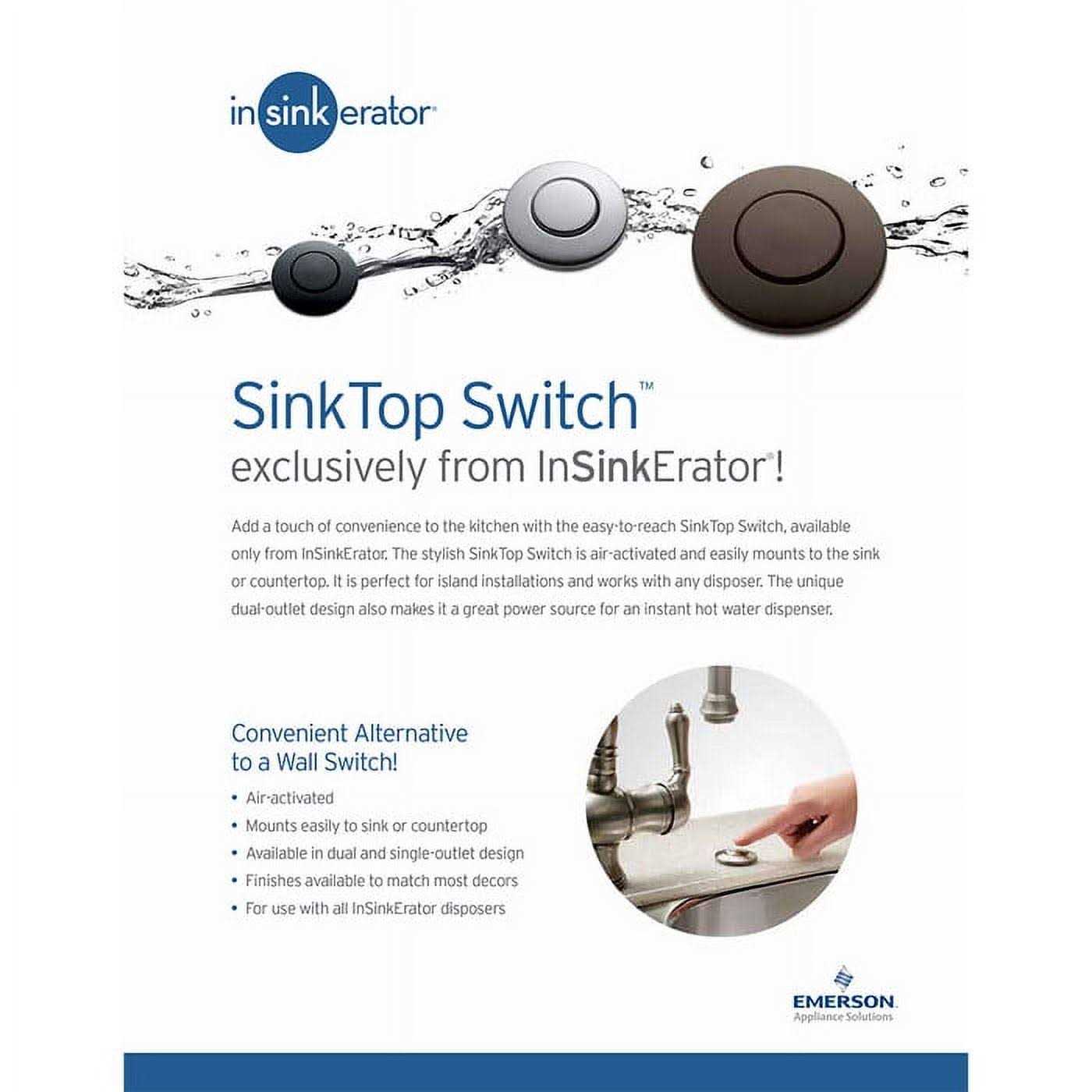 InSinkErator SinkTop Switch Button