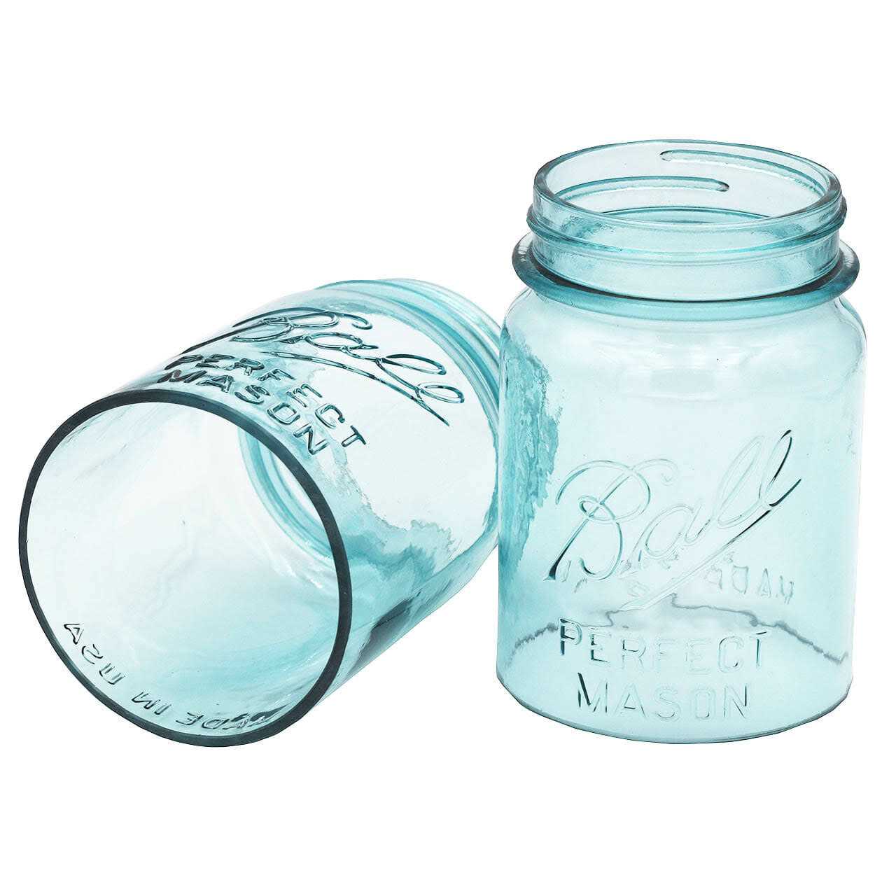 Mason Jar Lifestyle Open Bottom Mason Jar Glass Shade with 1-5/8-Inch Fitter Opening Lighting Lid
