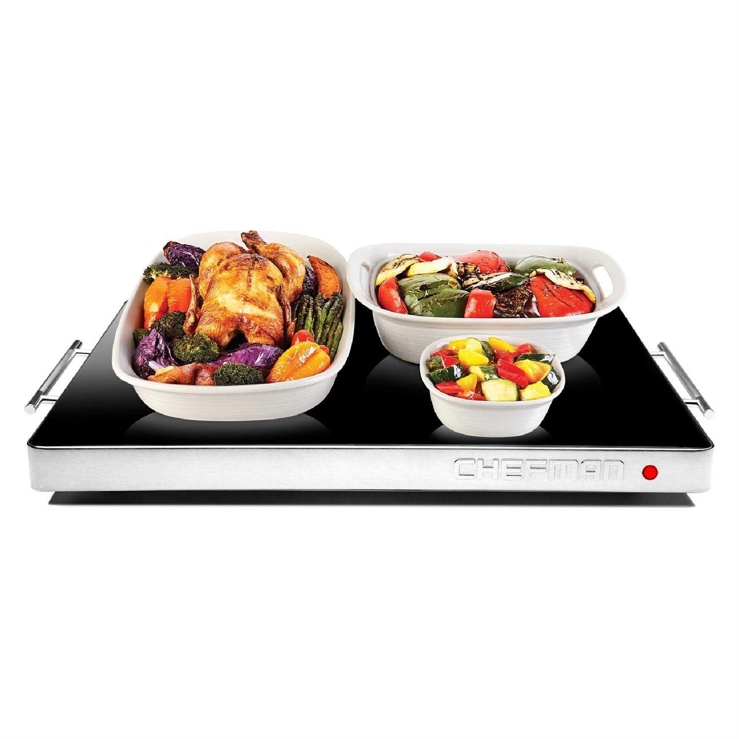 Chefman Electric Warming Tray with Adjustable Temperature Control