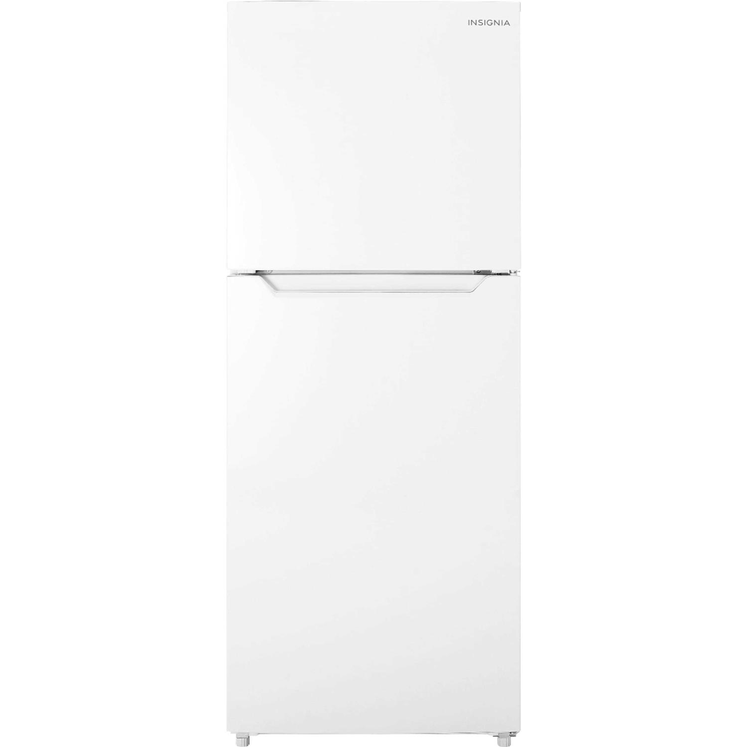 Insignia 10 Cu. Ft. Top-Freezer Refrigerator with Reversible Door