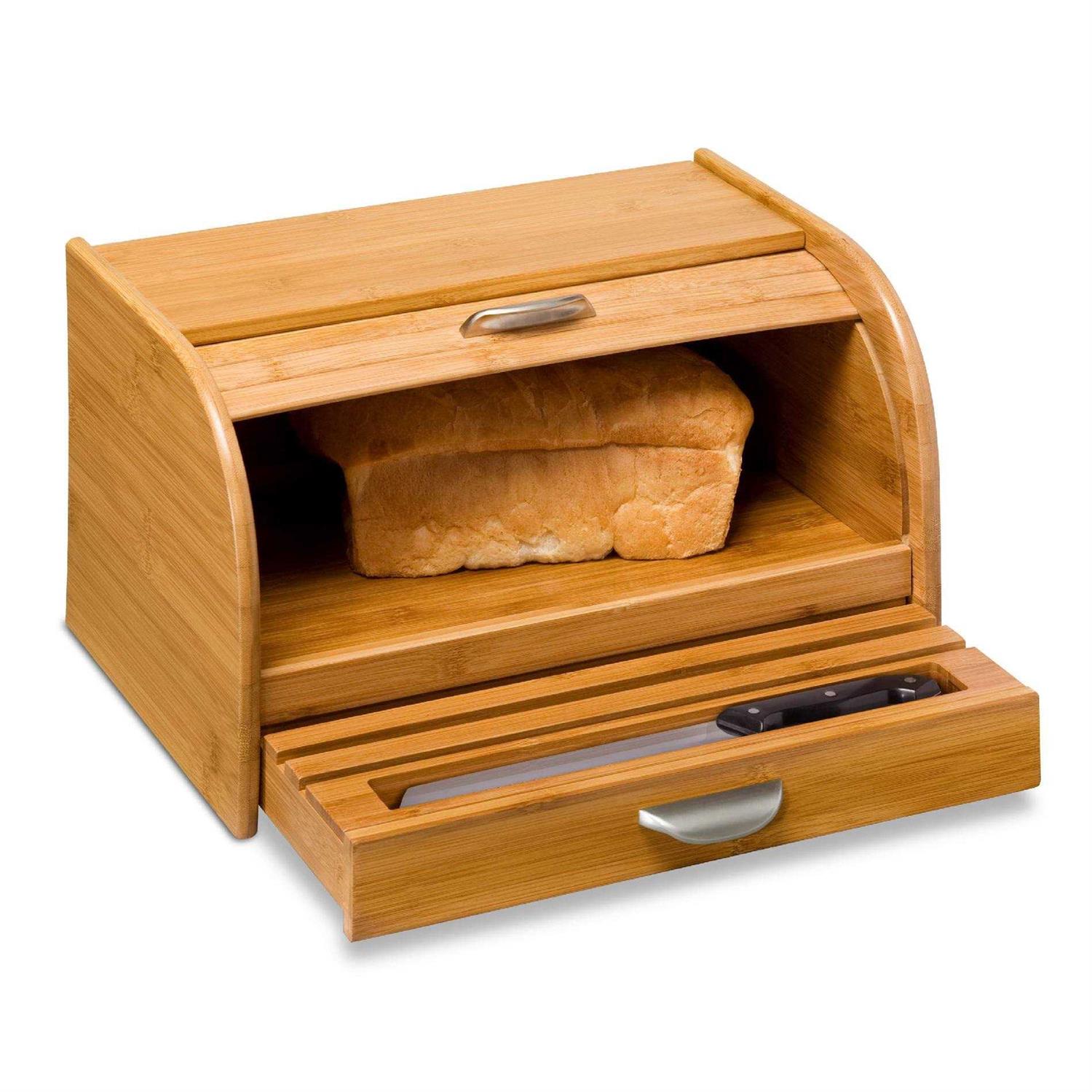 Honey-Can-Do Bamboo Bread Box