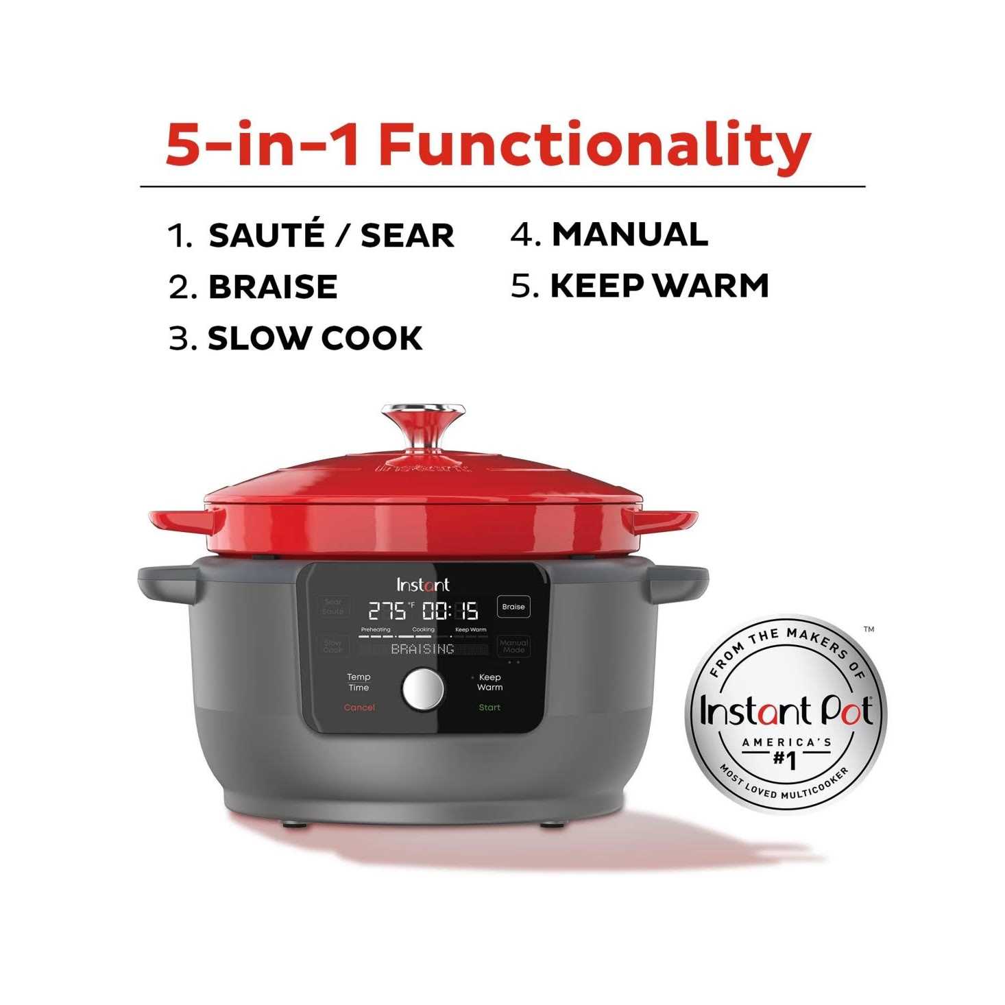 Instant Precision 6-quart Dutch Oven