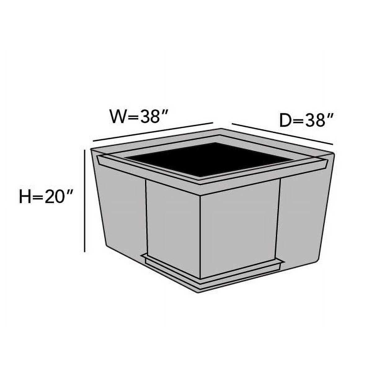 Covermates Square Fire Pit Cover Fits Up Water Resistant