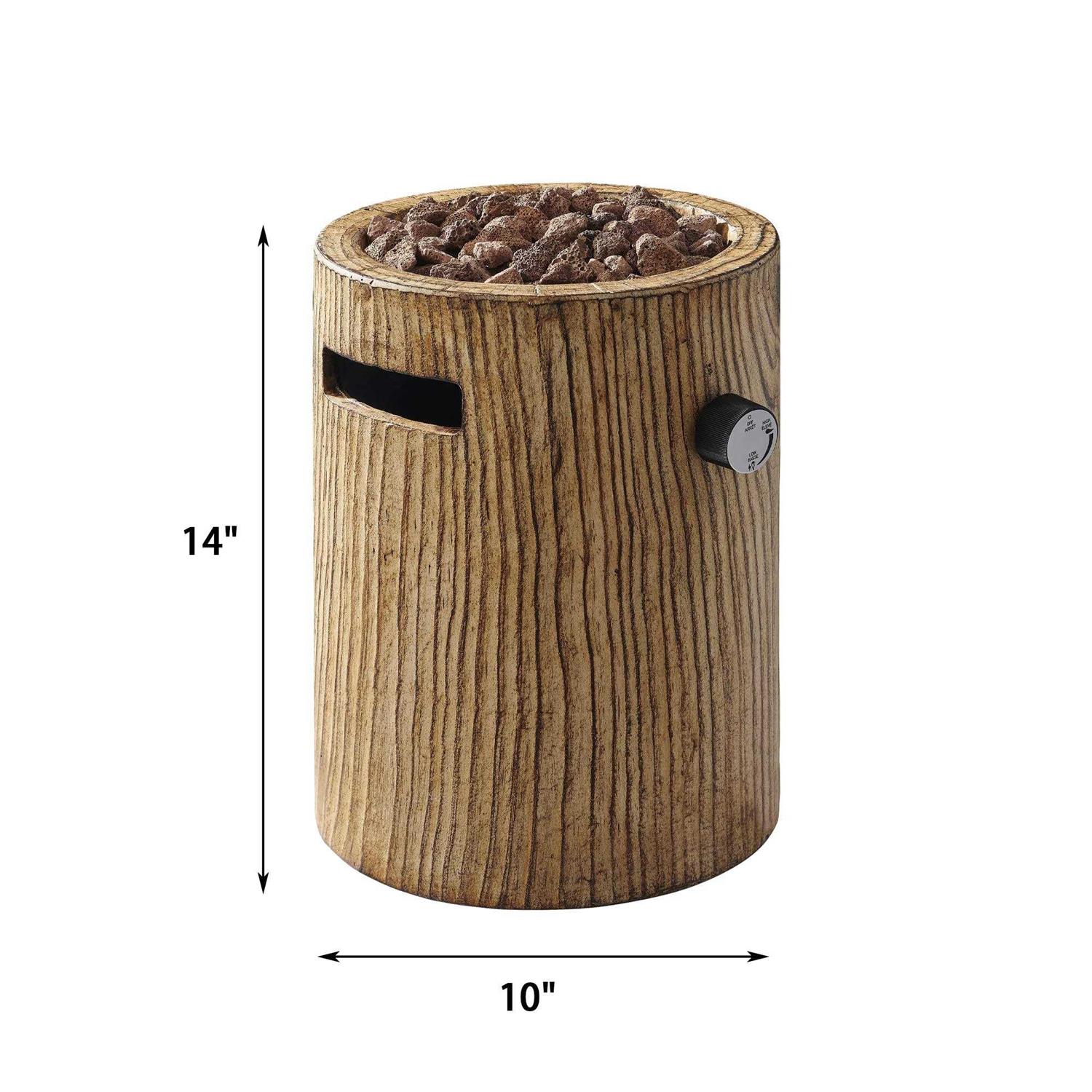 Mondawe Outdoor Propane Fire Pit 10 inch 10000 Btu