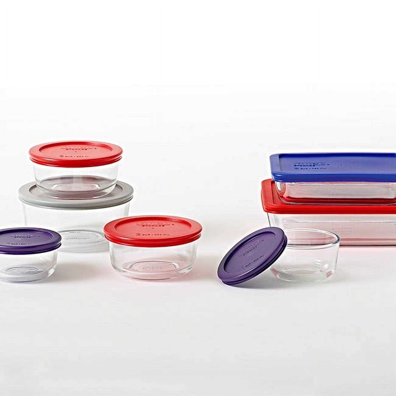 Pyrex Simply Store Glass Storage Container Set with Lids