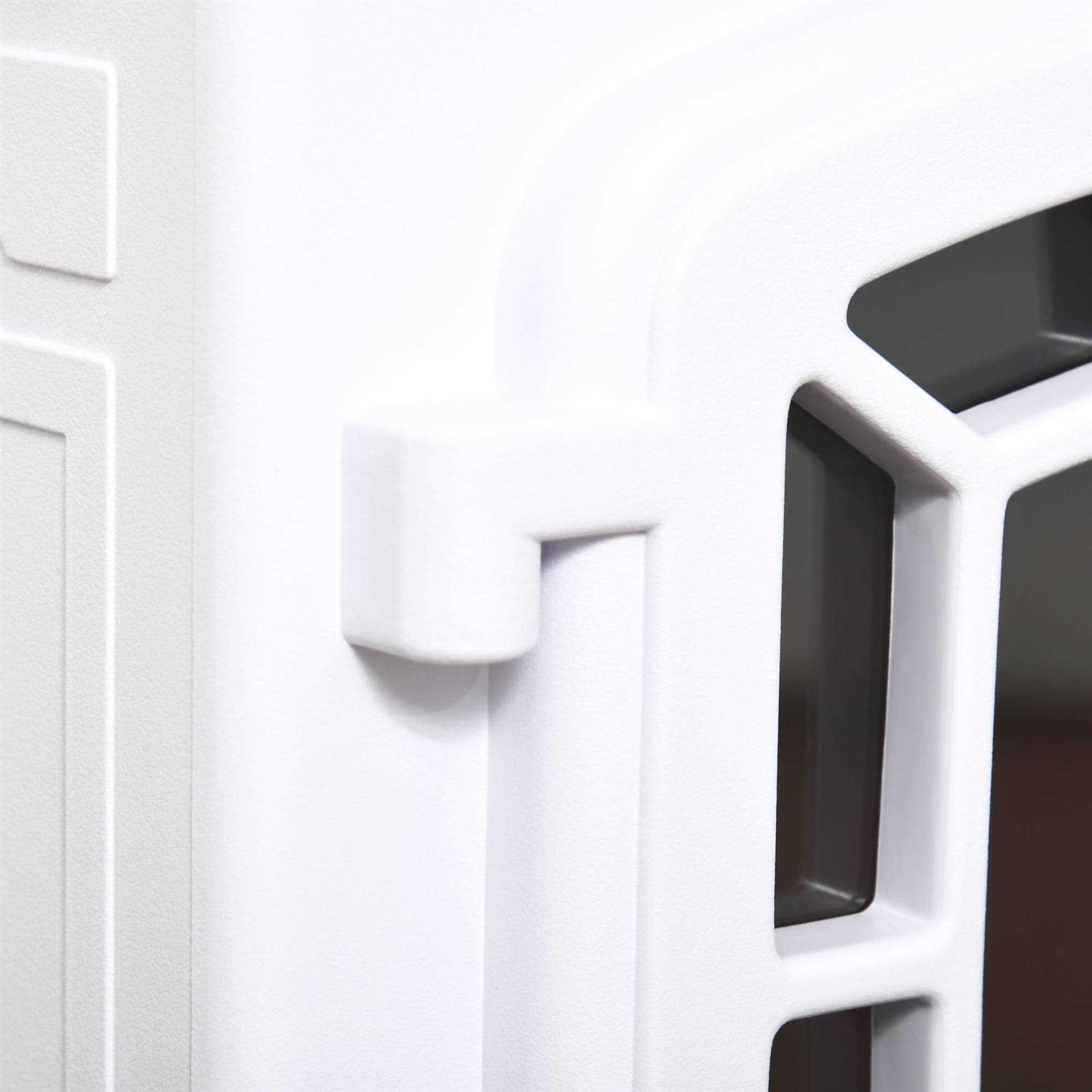 Homcom 22 Free Standing Electric Fireplace Stove Fire Place Heater with Realistic Flame Effect