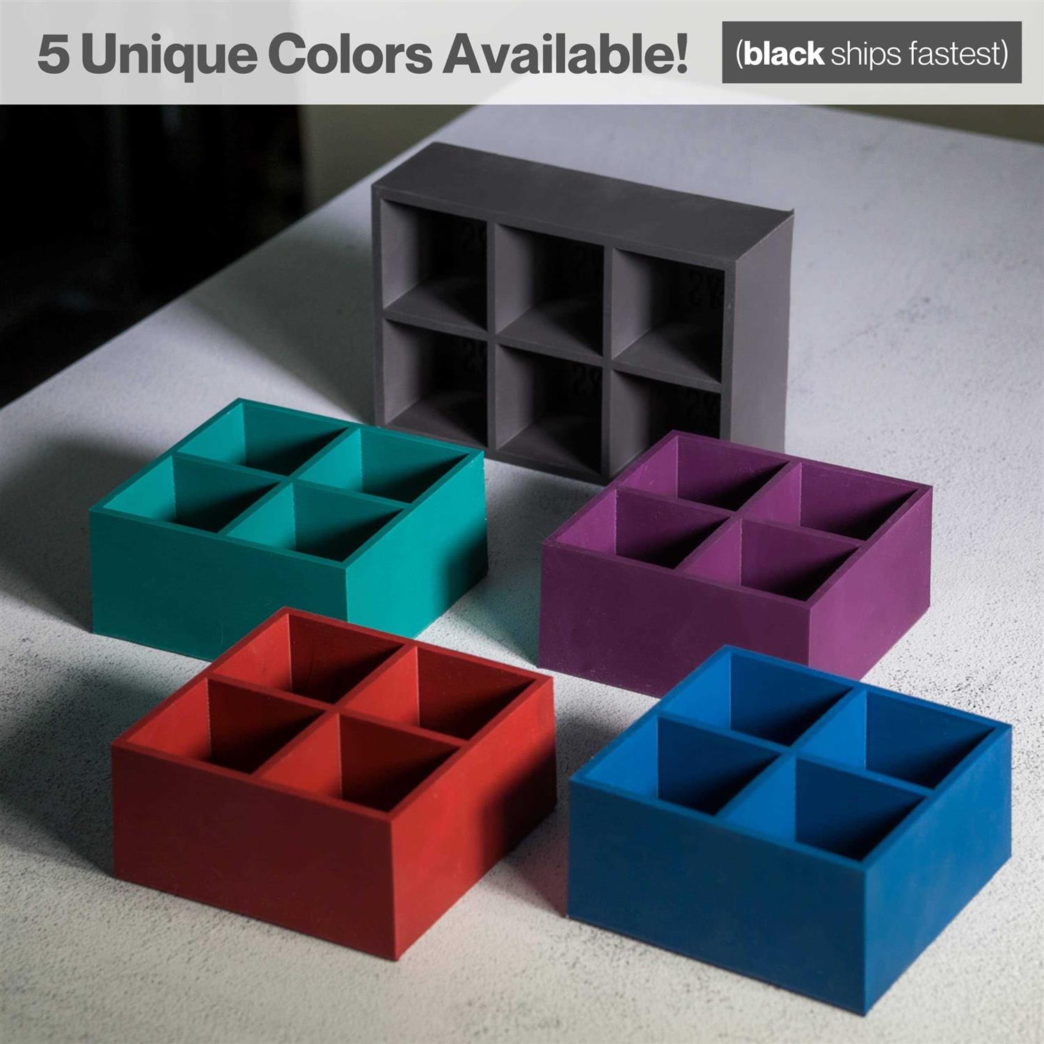 Siligrams Customized Silicone Ice Cube Mold Custom Ice Cube Mold Personalized 1.75-Inch