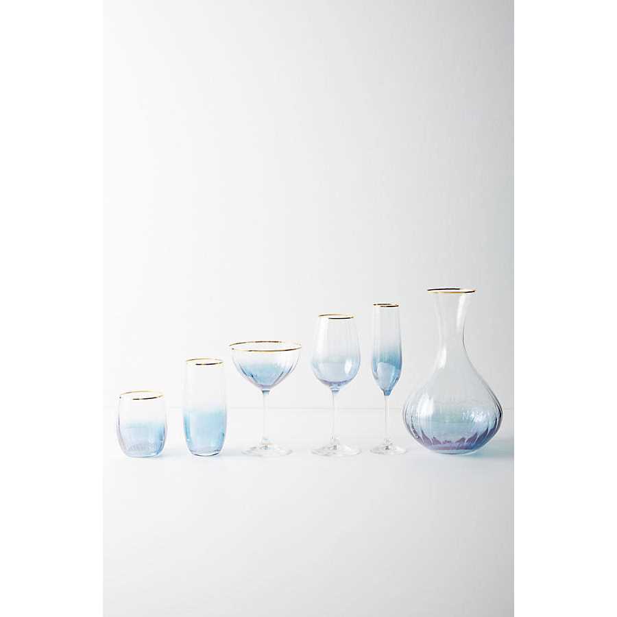 Waterfall Wine Glasses Set of 4 by Anthropologie