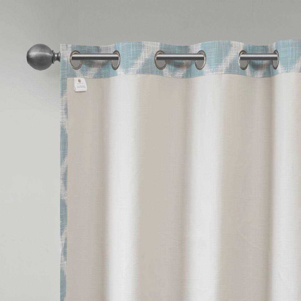 SunSmart Blakesly Printed Ikat Blackout Curtain