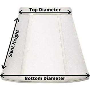 upgradelights Beige Burlap 8 Inch Uno Lampshade